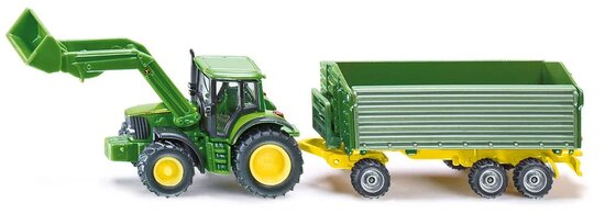 SIKU Farmer - John Deere nakladač s vlečkou