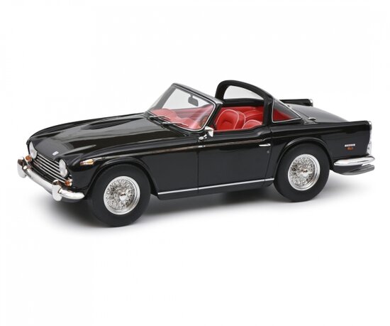 Triumph TR5 with open top, black Triumph TR5 with open top, black