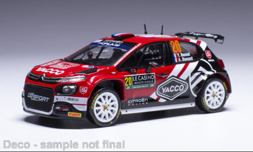 Citroen C3 Rally 2, No.20, WRC, Rallye Monte Carlo, Y.Rossel/A.Dunand, 2024 Citroen C3 Rally 2, No.20, WRC, Rallye Monte Carlo, Y.Rossel/A.Dunand, 2024