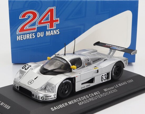 SAUBER MERCEDES BENZ C9 TEAM SAUBER MERCEDES N 63 WINNER 24h LE MANS 1989