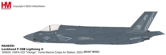 F35B Lightning II, 169920, "Vikings", Yuma Marine Corps Air Station, 2023 (beast mode) F35B Lightning II, 169920, "Vikings", Yuma Marine Corps Air Station, 2023 (beast mode)