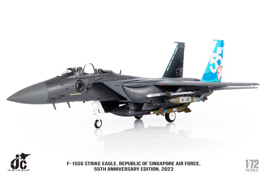 McDonnell Douglas F15SG Strike Eagle Republic of Singapore Air Force, 55th Anniversary Edition, 2023 RSAF McDonnell Douglas F15SG Strike Eagle Republic of Singapore Air Force, 55th Anniversary Edition, 2023 RSAF