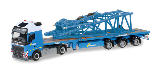Volvo FH Gl. Xl teletrailer semitrailer with boom foot for Liebherr LR 1600/2 "Felbermayr"  Volvo FH Gl. Xl teletrailer semitrailer with boom foot for Liebherr LR 1600/2 "Felbermayr"