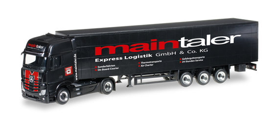 Mercedes-Benz Actros Gigaspace curtain canvas semitrailer    "Maintaler" Mercedes-Benz Actros Gigaspace curtain canvas semitrailer    "Maintaler"