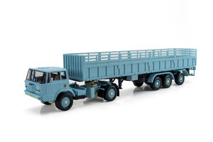 TATRA 813 NT 4x4 + semitrailer 3 - axle (blue color)