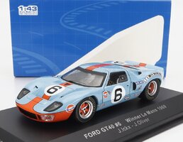 FORD GT40 MKIV TEAM JW AUTOMOTIVE ENGINEERING N 6 WINNER 24h LE MANS 1969