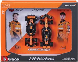 Set 2x McLaren MCL38 Miami Grand Prix 2024 Set 2x McLaren MCL38 Miami Grand Prix 2024
