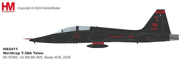 T38A Talon, 1st RS/9th RW, Beale AFB, 2006