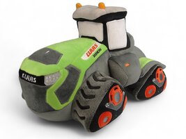 Claas Xerion with track plush tractor Claas Xerion with track plush tractor