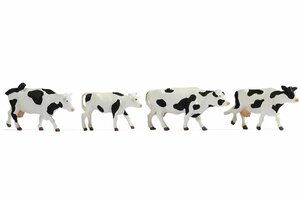 Cows black-white set 4pcs Cows black-white set 4pcs