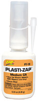 Plasti-Zap CA+ adhesive - 9.35 grams Plasti-Zap CA+ adhesive - 9.35 grams