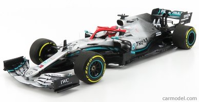 MINICHAMPS - MERCEDES GP - F1 W10 EQ POWER+ TEAM AMG PETRONAS MOTORSPORT N 44 WINNER MONACO GP LEWIS HAMILTON 2019 WORLD CHAMPION