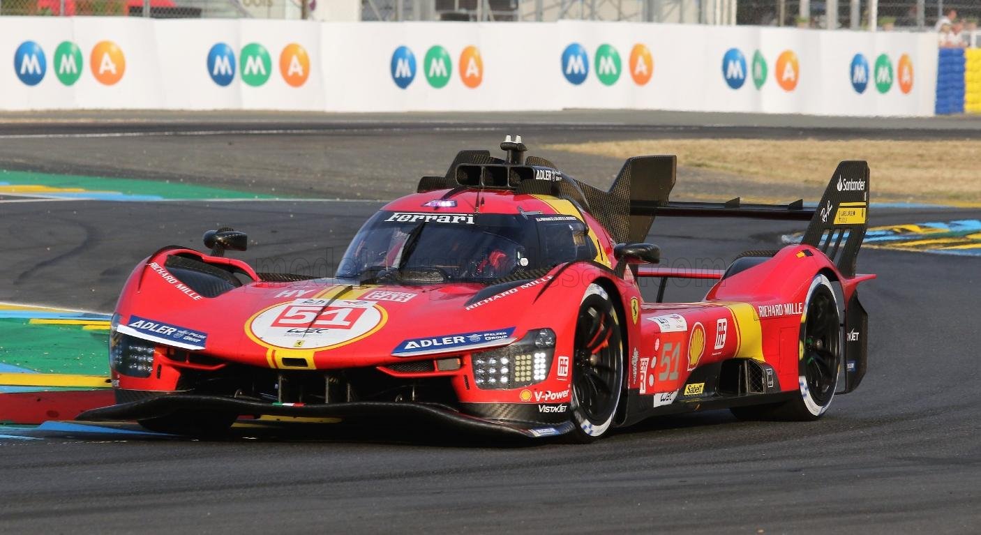 Ferrari 499P, No.51, Ferrari AF Corse, 24h Le Mans, A.Pier  Guidi/J.Calado/A.Giovinazzi, 2023