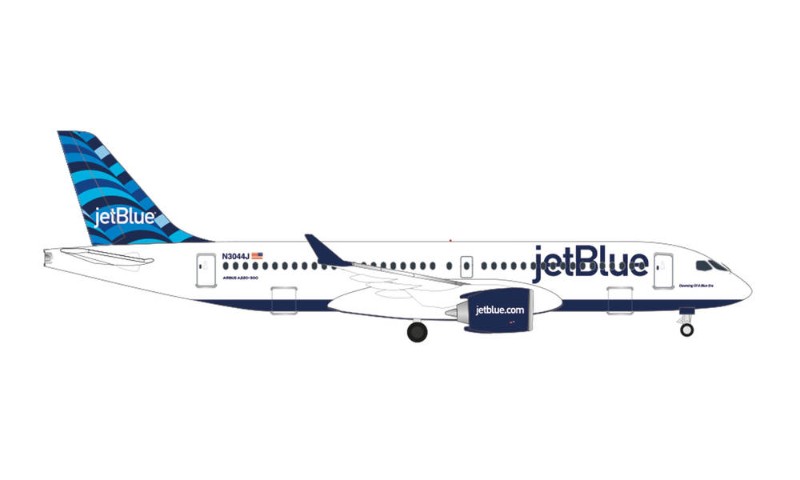 Airbus A220-300 JetBlue , “Hops” tail design | Modelsnavigator.com