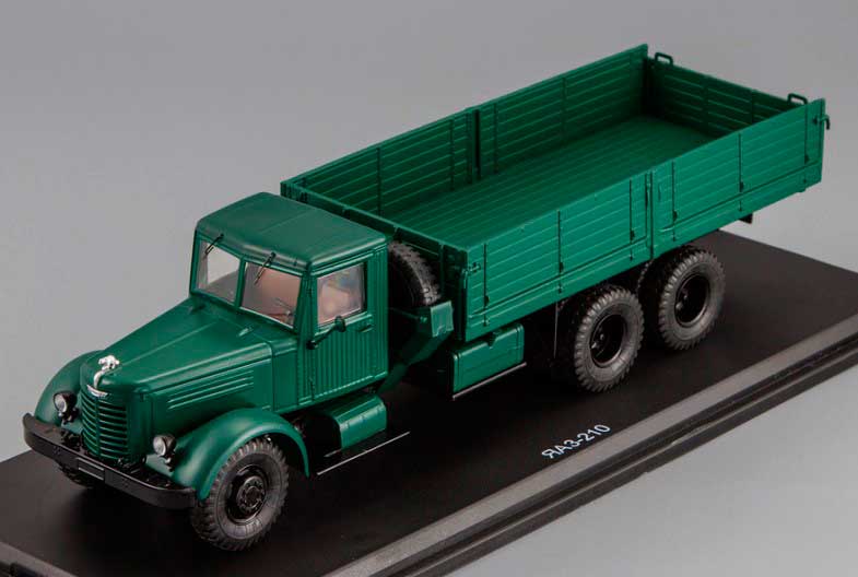 YAAZ-210 flatbed truck, (green) | Modelsnavigator.com